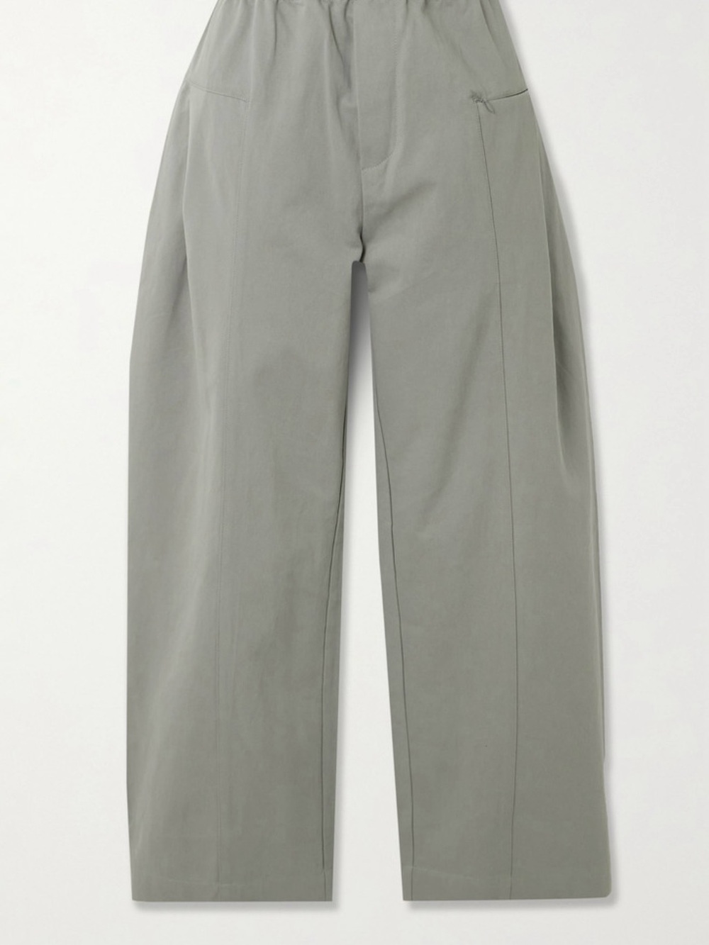 DEIJI STUDIOS
Pleat organic cotton-twill barrel-leg pants